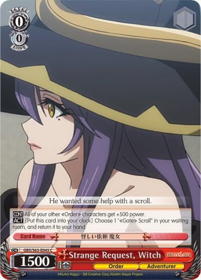 Strange Request, Witch, Goblin Slayer GBS/S63-E045 C
