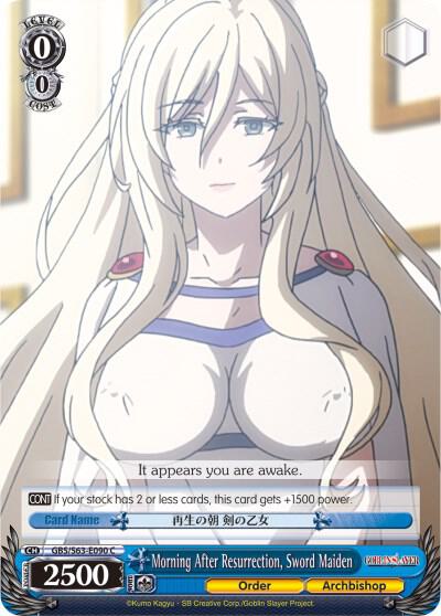 Morning After Resurrection, Sword Maiden, Goblin Slayer GBS/S63-E090 C