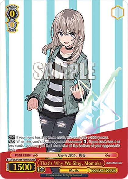 That's Why We Sing, Momoka (GBCR), Girls Band Cry Premium Booster GCR/SE48-E09GBC GBCR