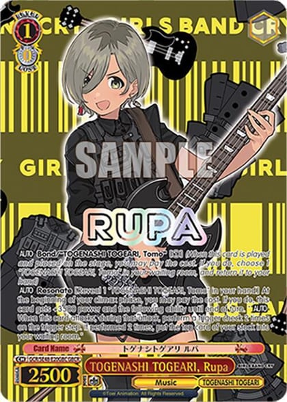 TOGENASHI TOGEARI, Rupa (GBCR), Girls Band Cry Premium Booster GCR/SE48-E20GBC GBCR
