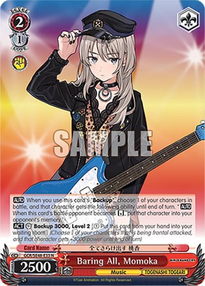 Baring All, Momoka, Girls Band Cry Premium Booster GCR/SE48-E33 N