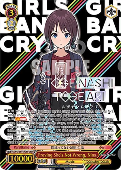 Proving She's Not Wrong, Nina (GBCR), Girls Band Cry Premium Booster GCR/SE48-E42GBC GBCR