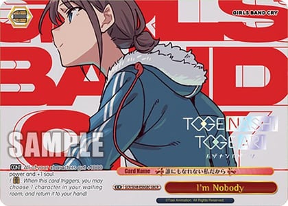 I'm Nobody (GBCR), Girls Band Cry Premium Booster GCR/SE48-E50GBC GBCR