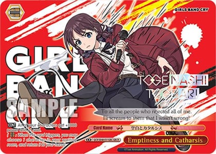 Emptiness and Catharsis (GBCR), Girls Band Cry Premium Booster GCR/SE48-E51GBC GBCR