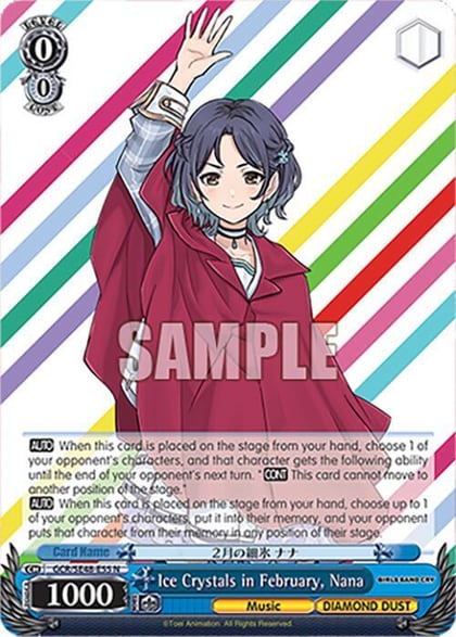 Ice Crystals in February, Nana, Girls Band Cry Premium Booster GCR/SE48-E55 N