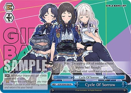 Cycle Of Sorrow, Girls Band Cry Premium Booster GCR/SE48-E68 N