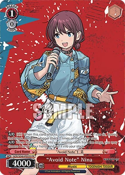 Band for Life, Nina, Girls Band Cry Premium Booster GCR/SE48-PE08 PR