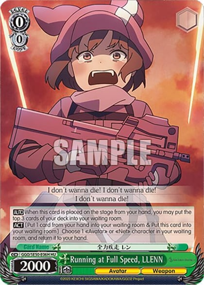 Running at Full Speed, LLENN (HU), SAO Alternative–Gun Gale Online–2 Extra Booster GGO/SE50-E06H HU