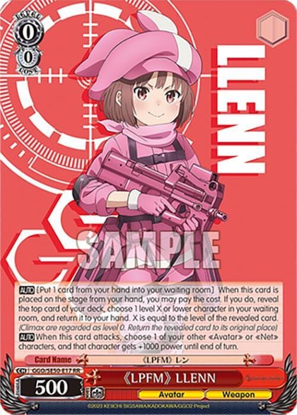 "LPFM" LLENN, SAO Alternative–Gun Gale Online–2 Extra Booster GGO/SE50-E17 RR