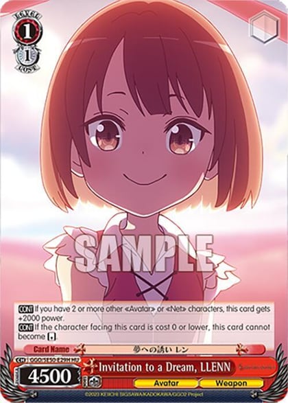 Invitation to a Dream, LLENN (HC), SAO Alternative–Gun Gale Online–2 Extra Booster GGO/SE50-E29H HC