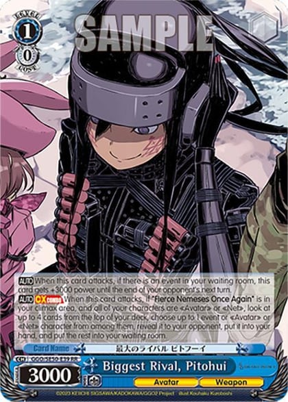 Biggest Rival, Pitohui, SAO Alternative–Gun Gale Online–2 Extra Booster GGO/SE50-E39 RR