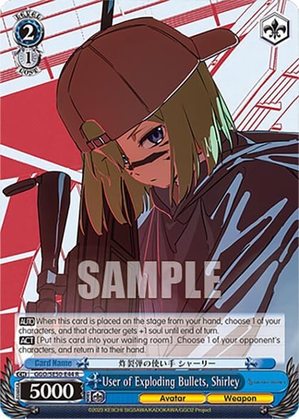 User of Exploding Bullets, Shirley, SAO Alternative–Gun Gale Online–2 Extra Booster GGO/SE50-E44 R