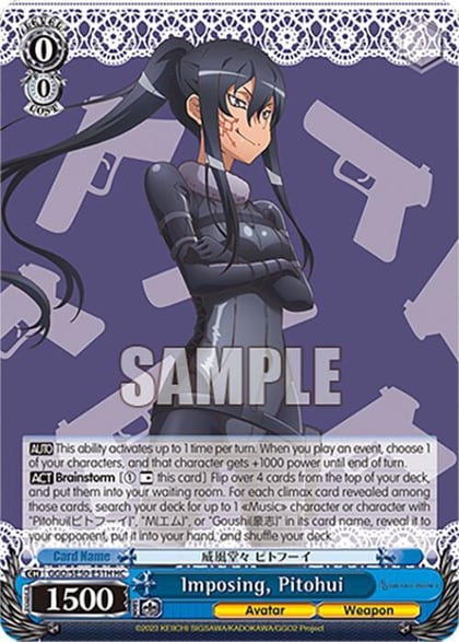 Imposing, Pitohui (HC), SAO Alternative–Gun Gale Online–2 Extra Booster GGO/SE50-E51H HC