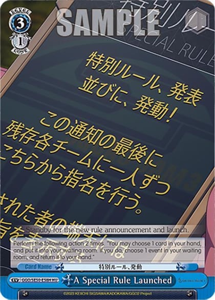 A Special Rule Launched (HC), SAO Alternative–Gun Gale Online–2 Extra Booster GGO/SE50-E58H HC