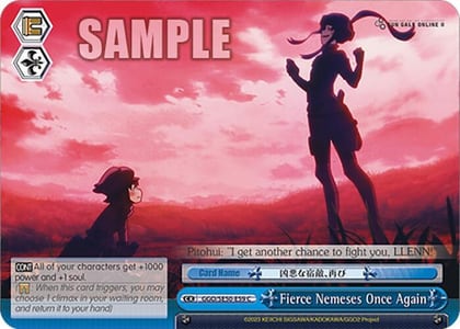 Fierce Nemeses Once Again, SAO Alternative–Gun Gale Online–2 Extra Booster GGO/SE50-E59 C