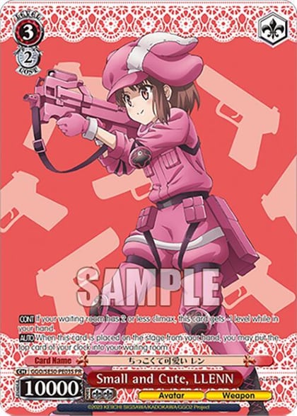 Small and Cute, LLENN (PR), SAO Alternative–Gun Gale Online–2 Extra Booster GGO/SE50-PE03S PR