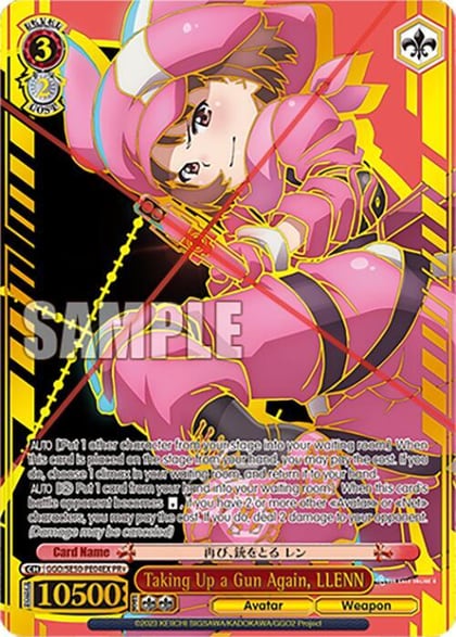 Taking Up a Gun Again, LLENN (PR+), SAO Alternative–Gun Gale Online–2 Extra Booster GGO/SE50-PE04EX PR+