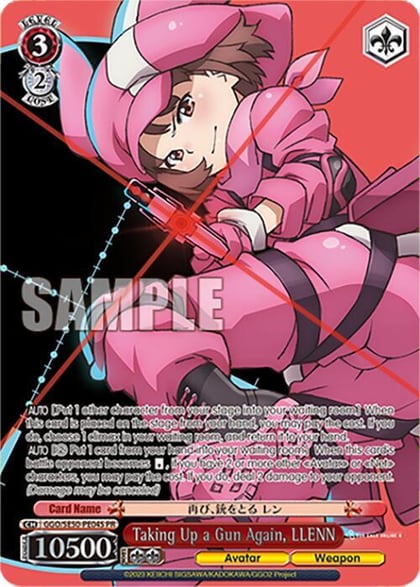 Taking Up a Gun Again, LLENN, SAO Alternative–Gun Gale Online–2 Extra Booster GGO/SE50-PE04S RR
