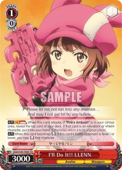 I'll Do It!! LLENN, SAO Alternative–Gun Gale Online GGO/S59-TE05 TD