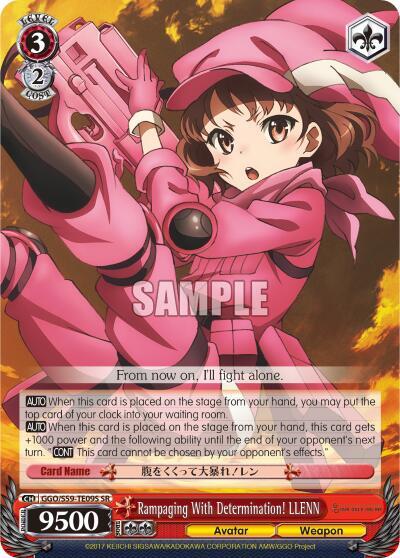 Rampaging With Determination! LLENN (SR), SAO Alternative–Gun Gale Online GGO/S59-TE09S SR