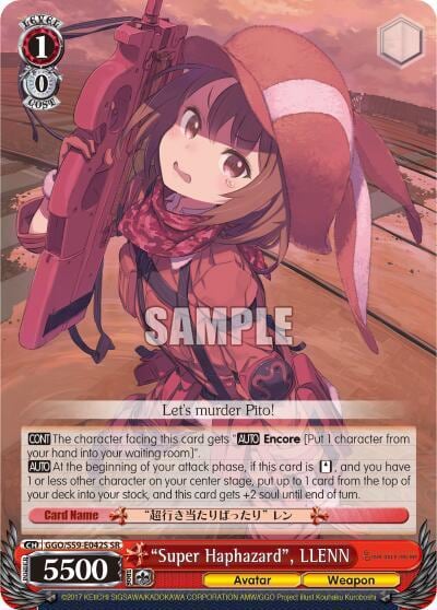 "Super Haphazard", LLENN (SR), SAO Alternative–Gun Gale Online GGO/S59-E042S SR