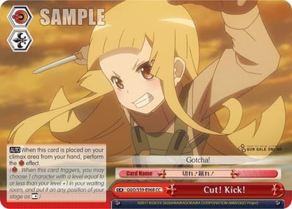 Cut! Kick!, SAO Alternative–Gun Gale Online GGO/S59-E068 CC