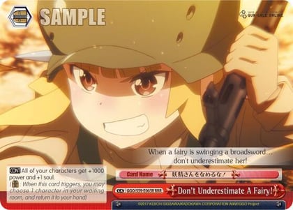 Don't Underestimate A Fairy! (RRR), SAO Alternative–Gun Gale Online GGO/S59-E065R RRR
