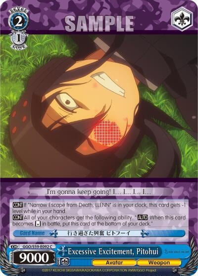 Excessive Excitement, Pitohui, SAO Alternative–Gun Gale Online GGO/S59-E092 C