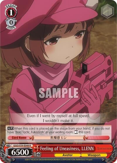 Feeling of Uneasiness, LLENN, SAO Alternative–Gun Gale Online GGO/S59-E044 R