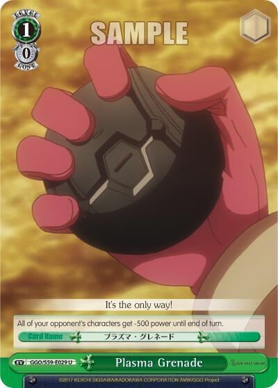 Plasma Grenade, SAO Alternative–Gun Gale Online GGO/S59-E029 U
