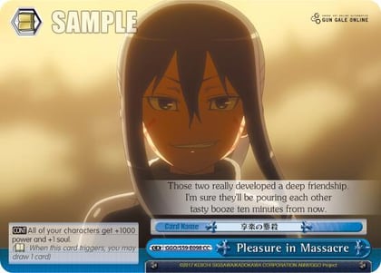 Pleasure in Massacre, SAO Alternative–Gun Gale Online GGO/S59-E098 CC