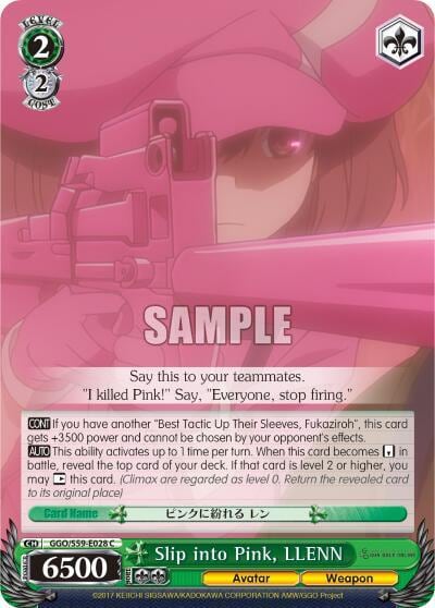 Slip into Pink, LLENN, SAO Alternative–Gun Gale Online GGO/S59-E028 C