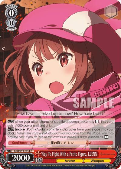 Way To Fight With a Petite Figure, LLENN, SAO Alternative–Gun Gale Online GGO/S59-E054 C