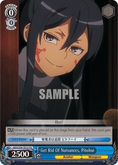 Get Rid Of Nuisances, Pitohui, SAO Alternative–Gun Gale Online GGO/S59-TE13 TD