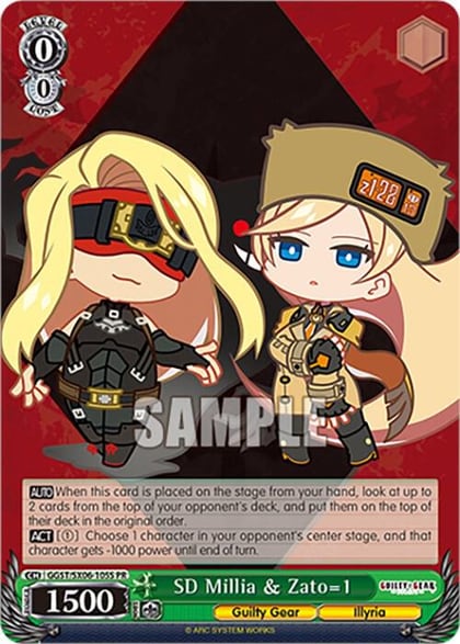 SD Millia & Zato=1 (Foil), Guilty Gear -Strive- GGST/SX06-105S PR