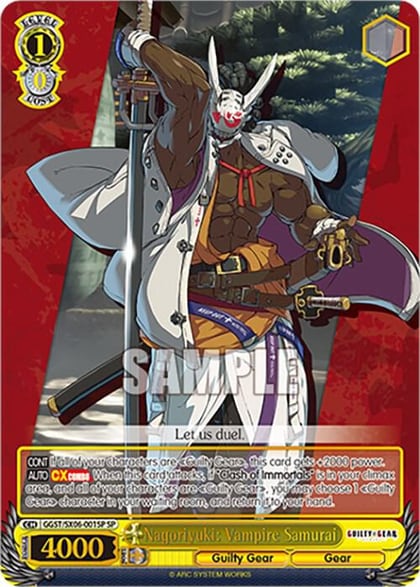 Nagoriyuki: Vampire Samurai (SP), Guilty Gear -Strive- GGST/SX06-001SP SP