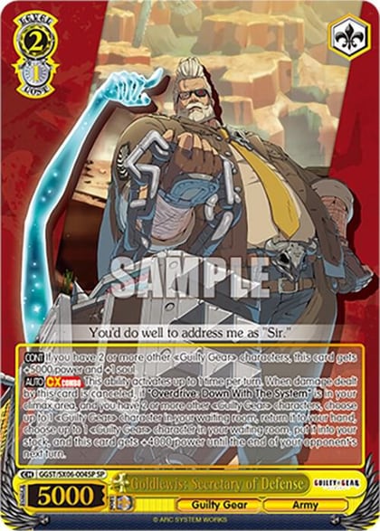 Goldlewis: Secretary of Defense (SP), Guilty Gear -Strive- GGST/SX06-004SP SP