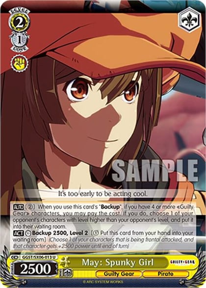 May: Spunky Girl, Guilty Gear -Strive- GGST/SX06-013 U