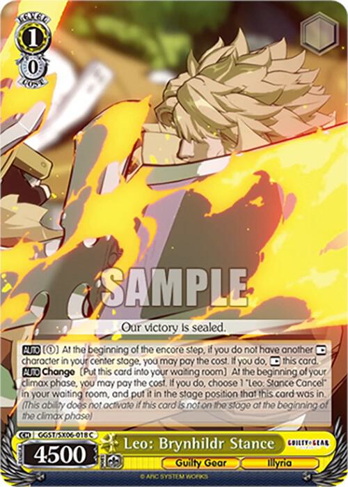 Leo: Brynhildr Stance, Guilty Gear -Strive- GGST/SX06-018 C
