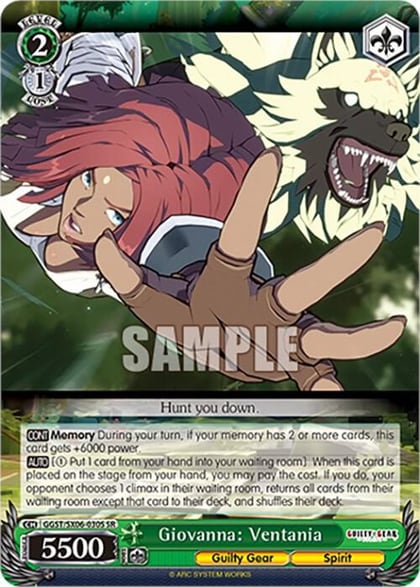 Giovanna: Ventania (SR), Guilty Gear -Strive- GGST/SX06-030S SR