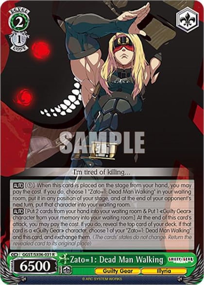 Zato=1: Dead Man Walking, Guilty Gear -Strive- GGST/SX06-031 R