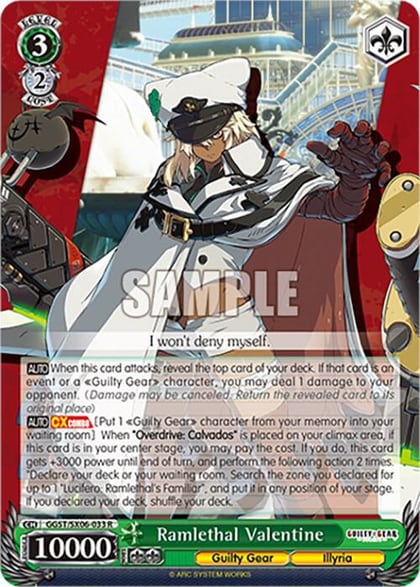 Ramlethal Valentine, Guilty Gear -Strive- GGST/SX06-033 R