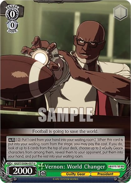 Vernon: World Changer, Guilty Gear -Strive- GGST/SX06-037 U