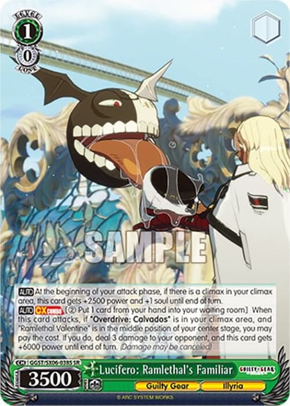 Lucifero: Ramlethal's Familiar (SR), Guilty Gear -Strive- GGST/SX06-038S SR