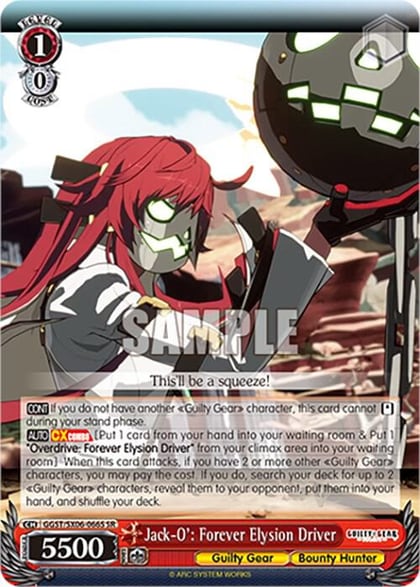 Jack-O': Forever Elysion Driver (SR), Guilty Gear -Strive- GGST/SX06-066S SR