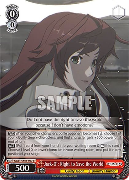 Jack-O': Right to Save the World, Guilty Gear -Strive- GGST/SX06-067 C