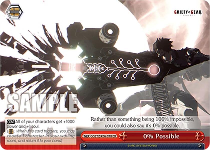 0% Possible, Guilty Gear -Strive- GGST/SX06-078 CR