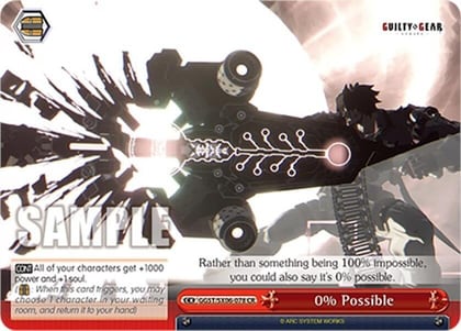 0% Possible, Guilty Gear -Strive- GGST/SX06-078 CR