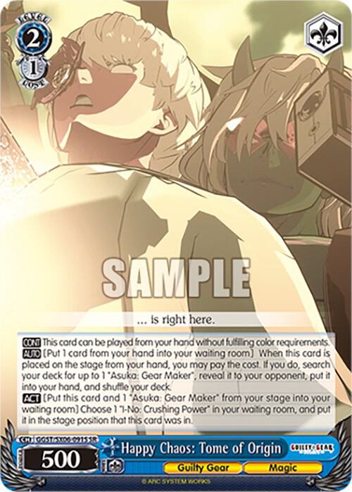 Happy Chaos: Tome of Origin (SR), Guilty Gear -Strive- GGST/SX06-091S SR
