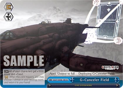 G-Canceler Field, Guilty Gear -Strive- GGST/SX06-100 CC
